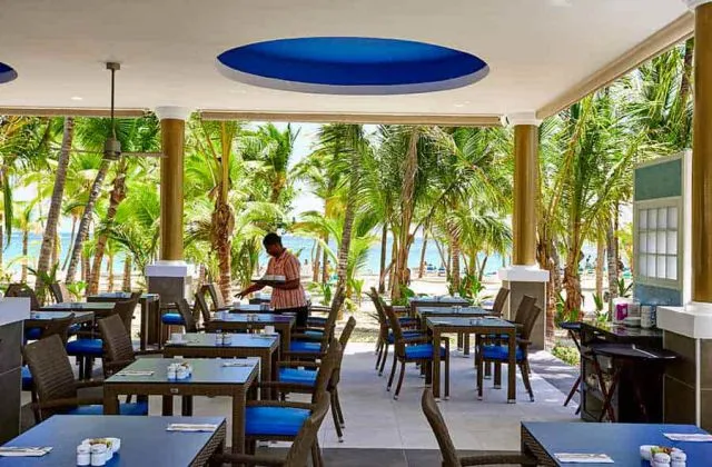 Riu Bambu Punta Cana restaurant plage